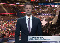 The Daily show sends a Muslim and a black guy to the GOP convention 
