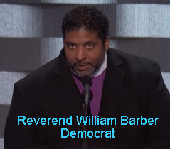 Democrat reverend William Barber