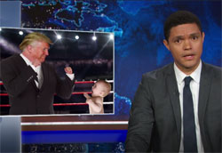 Daily Show, Trump is correct, American Elections are rigged