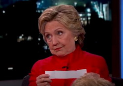 Hillary Clinton Tries to Read Donald Trump Quotes With Straight Face