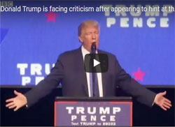 Donald Trump moves from calling for assassination of President Hillary to Candidate Hillary