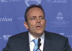 Warning! Kentucky Governor Matt Bevin won the GOP primary and election down over 5 points in the polls for each
