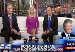 Donald Trump makes it all better with Fox and Friends, it was the microphone and she was fat!