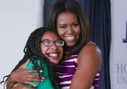 Seth and First Lady Michelle Obama Give College Freshmen Advice