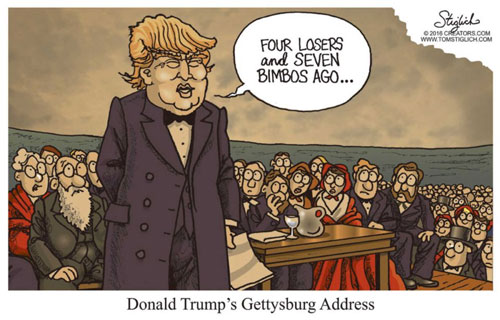 Donald Trump's Gettysburg Address so good Newt Gringrich faints