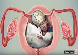 Samantha Bee whacks Catholics, a woman's uterus is the wrong place for a priest to be