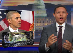 Daily Show Noah Trevor tries to save Obamacare with no help from Obama