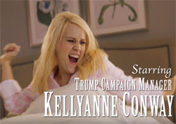 SNL, Kellyanne Conway's Day Off staring Kate McKinnon 