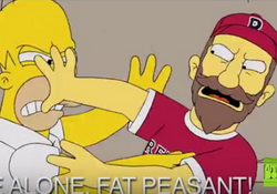 Homer Simpson Votes 2016, Meets Trump Voter,  Putin - video  
