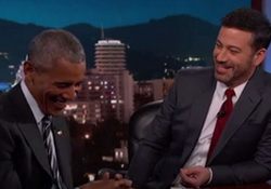 Kimmel Asks President Obama if He'd Like to Run Against Trump 