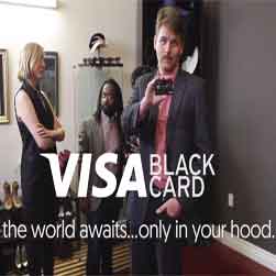 The Visa Black Card, the world awaits only in your Hood - Video