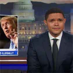 Donald Trump the sore winner, Daily Show