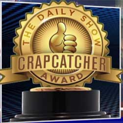 First Daily Show Crapcatcher Awards go to Jake Tapper and George Stephanopoulos