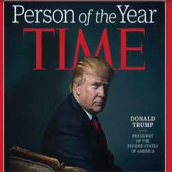 Donald Trump joins Hitler, Stalin, Gingrich, Khomani and George W as TIME's MAN OF THE YEAR - Video