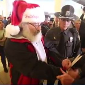 Republican Power Grab in North Carolina Nets Santa Arrest, Seth Meyers - video
