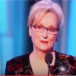 Meryl Streep takes down Donald Trump at the Golden Globes