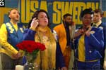 Star Studded Cast sings WE ARE ALL SWEDEN, Late Show