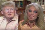 Donald and Kellyanne as Archie Bunker and the Dingbat sing Those were the days