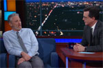 Jon Stewart faces off with Potty Mouth Stephen Colbert