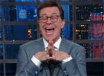 Trump takes bait, calls Colbert NO TALENT GUY, Stephen Colbert