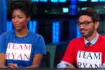 jessica williams and Al madrigal and paul ryan
