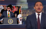Trevor Noah waiting for the Reggae Trump to appear, The Daily Show