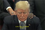 The words to Trump's silent prayer on creating National Prayer Day