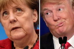 John Oliver Addresses Angela Merkel and Trump's Handshake - AWKWARD