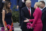 Polish First Lady Snubs Trump's Handshake, Trump Accused of Cribbing Polish Speech