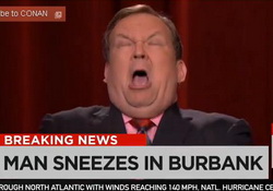 Breaking Ebola News Andy Sneezes: Conan Obrien