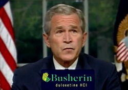   Letterman: Ebola PSA & Hilarious Bush Fatigue Syndrome Ad 