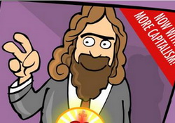 Jesus Rebranded As Capitalist This Christmas  Mark Fiore Animation 
