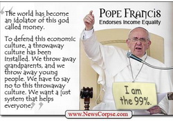 Pope Francis Attacks Idolatry of Money,Limbaugh Smells A Rat, Attacks Pope