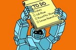 Procrastinating robot cartoon shares human problems online