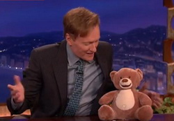 Conan O'Brien & WikiBear, the Wikipedia-Powered Teddy