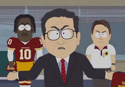 South Park Trolls Redskins Dan Snyder With Promo Aired During Game  