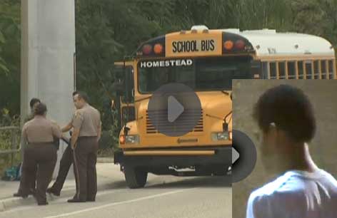 15 year old shoots 13 year old on Homestead school bus