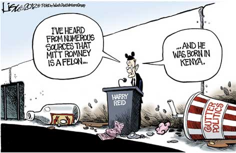 harry reid romney taxes benson