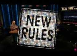 New Rules Bill Maher