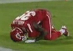 NFL Muslim end zone prayer