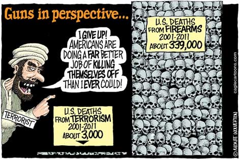 gun enthusiasts kill 100 TIMES as many Americans than terrorists