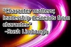 character matters