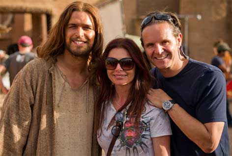 Mark Burnett, Roma Downey and Jesus