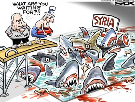 john mccain war with syria