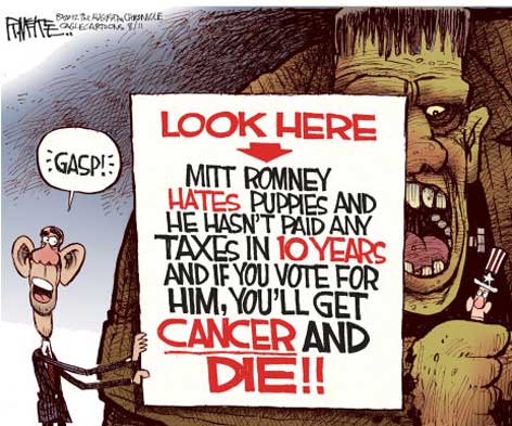 Romney causes cancer