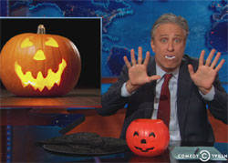 Happy Ebola Halloween, Jon Stewart