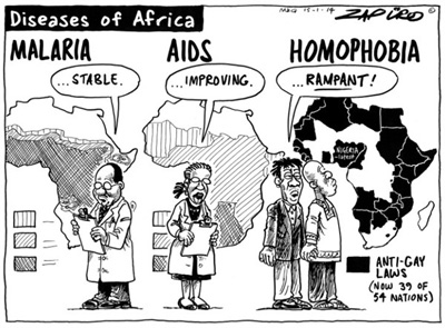 african homophobia