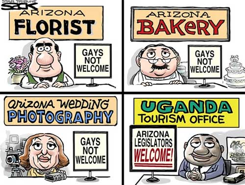 Arizona Republicans and Uganda bigotry