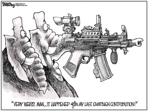 Republicans have assault rifles up their nose