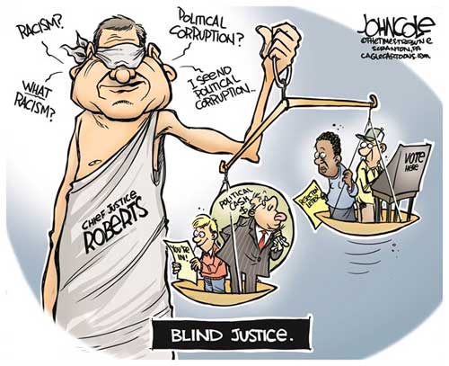 blind justice robert's court
